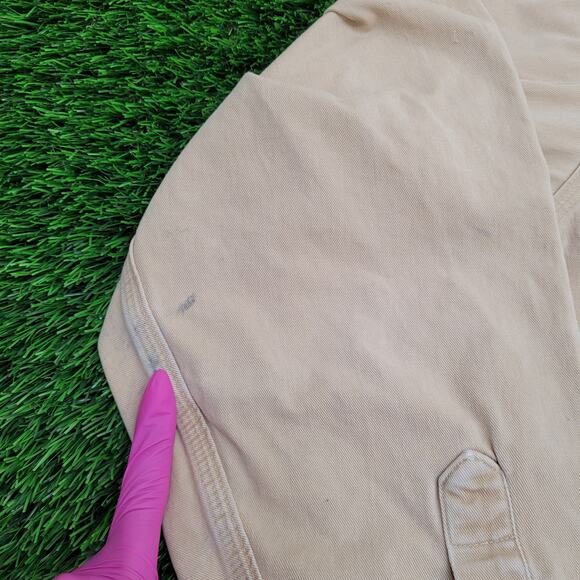 Vintage 90s Carhartt Button Shirt 2XL 28x33 Baggy - Picture 9 of 16